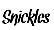 Snickles Font Image