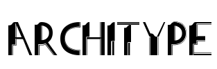 Architype Font Image