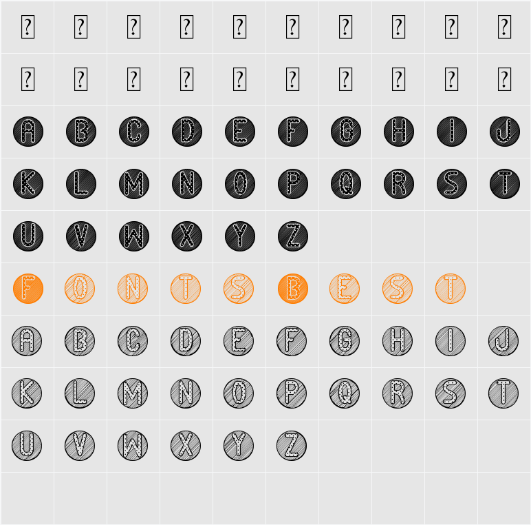 AdOrNaDa St Character Map