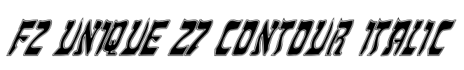 FZ UNIQUE 27 CONTOUR ITALIC