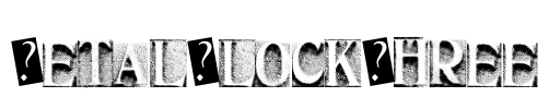 MetalBlockThree Font Image