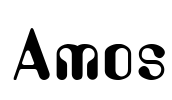 Amos Font Image