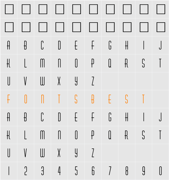 Astute Character Map