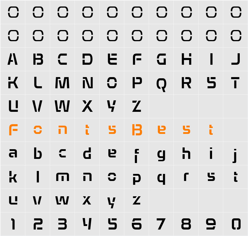 Alepholon Character Map