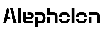 Alepholon Font Image