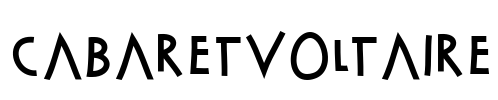 CabaretVoltaire Font Image