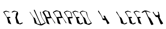 FZ WARPED 4 LEFTY Font Image