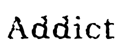 Addict Font Image