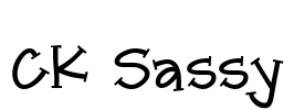 CK Sassy Font Image