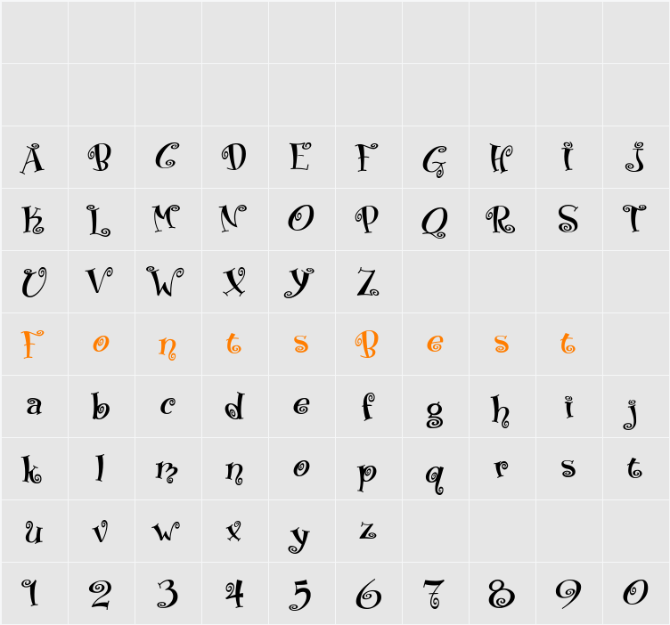 Matreshka Character Map