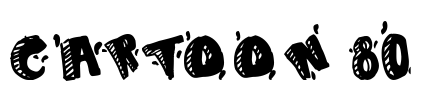 CARTOON 80 Font Image