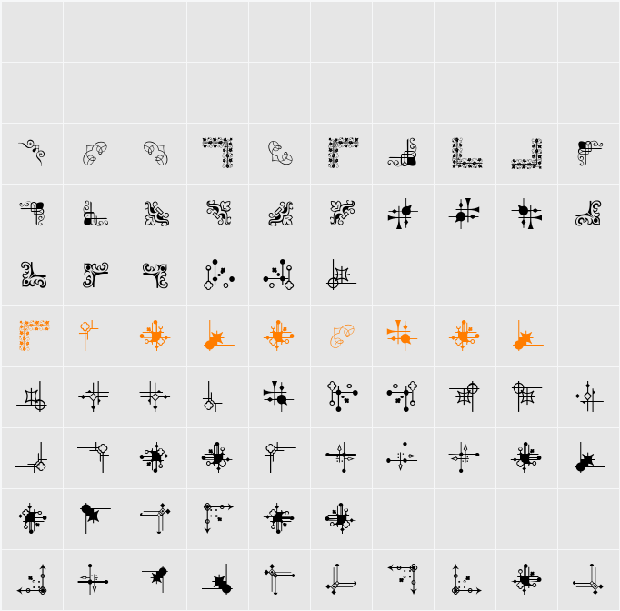 Corn Pop Four Character Map