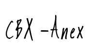 CBX-Anex Font Image