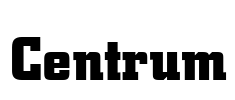 Centrum Font Image