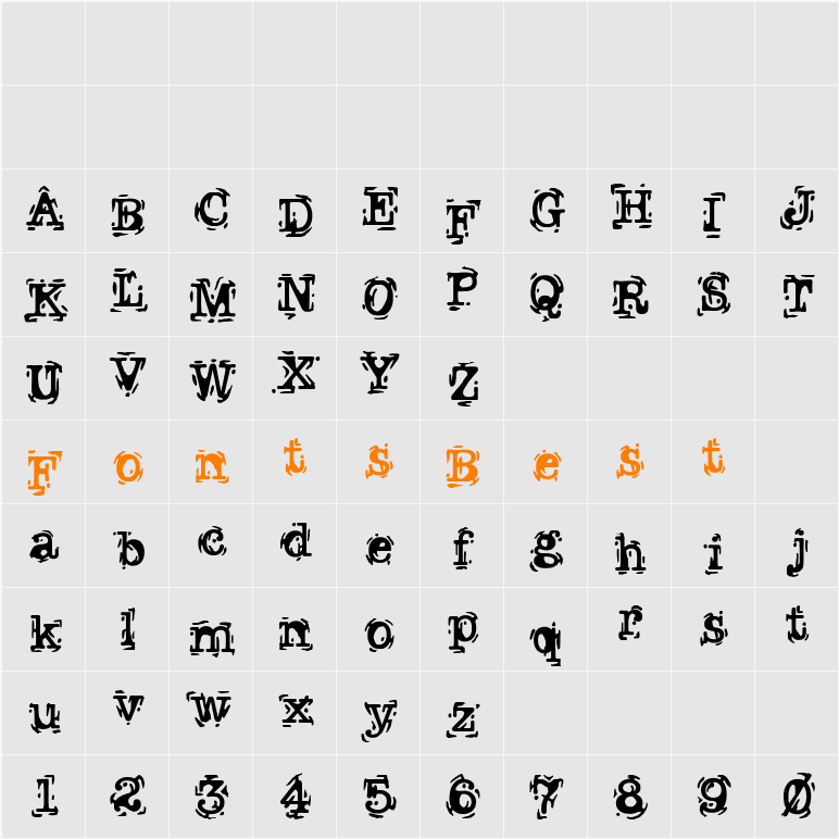 CBX-Chasim Character Map