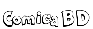 Comica BD Font Image