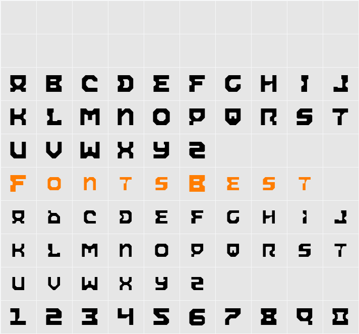 Airacobra Light Character Map