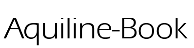 Aquiline-Book Font Image