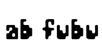 AB FuBu Font Image