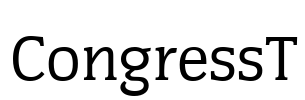 CongressT Font Image