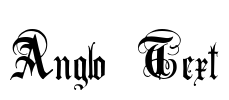 Anglo Text Font Image