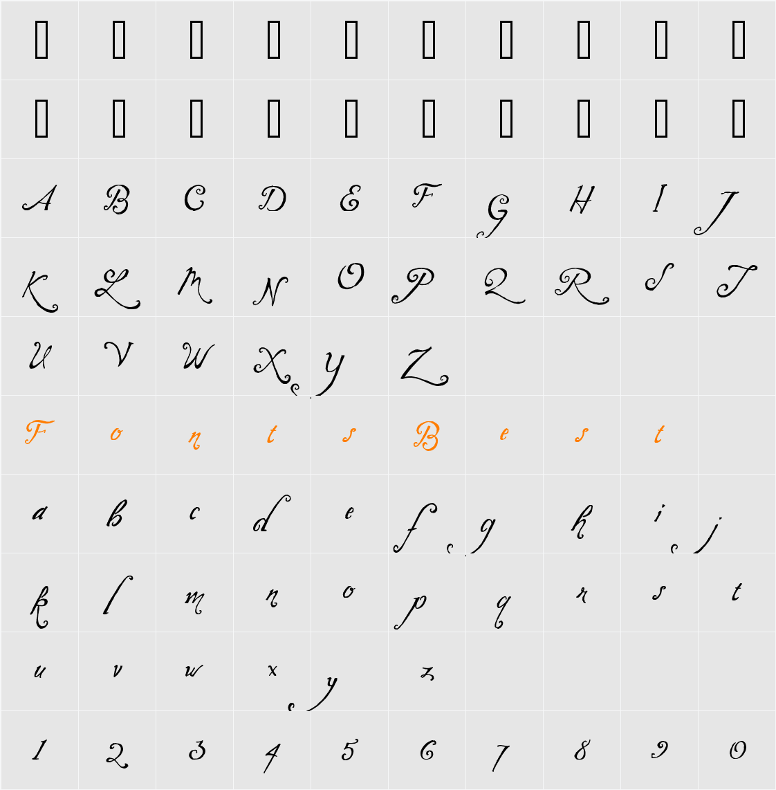 CK Elegant Character Map