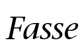 Fasse Font Image