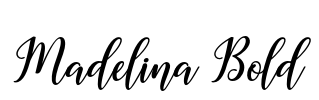 Madelina Bold Font Image