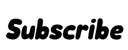 Subscribe Font Image