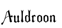 Auldroon Font Image