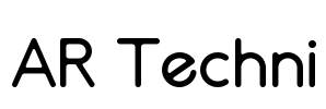 AR Techni Font Image