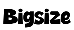 Bigsize Font Image