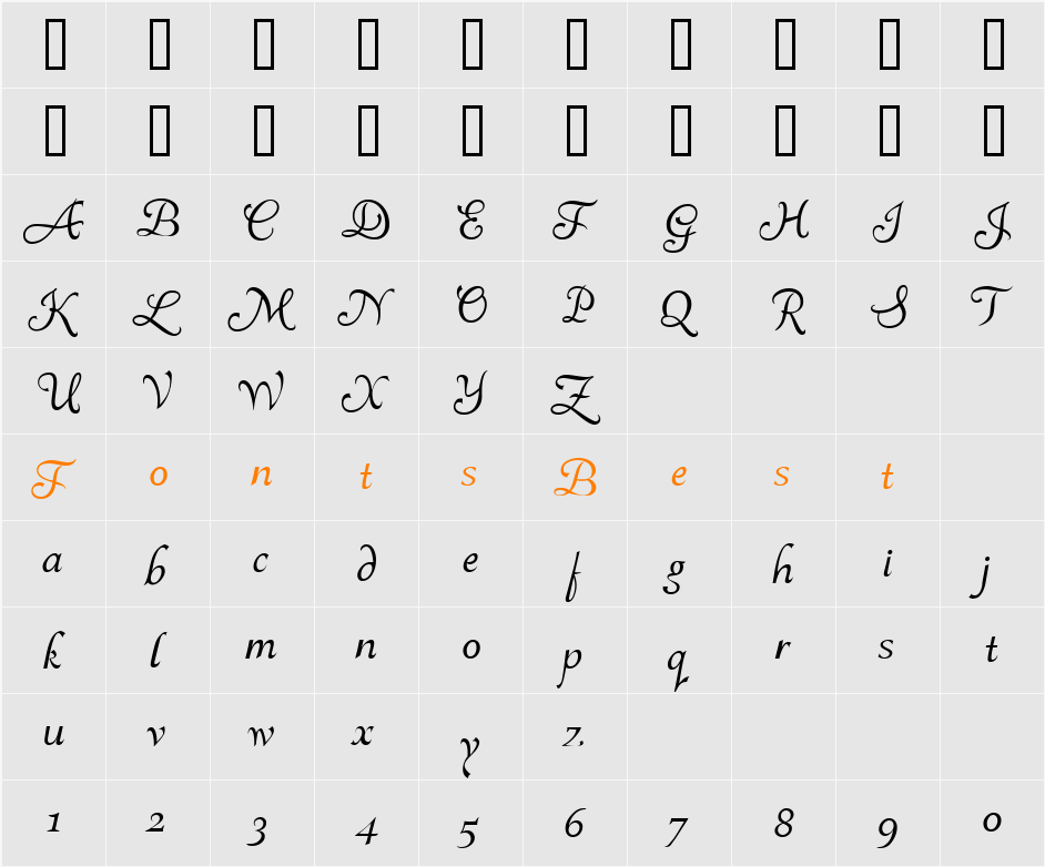 AL Heavenly Character Map