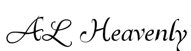 AL Heavenly Font Image