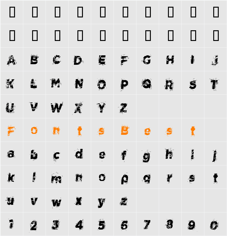 CF Space Cowboy Character Map