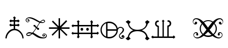 Alchemy B Font Image