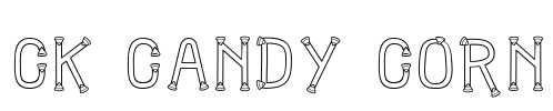 CK Candy Corn Font Image