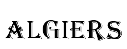 Algiers Font Image