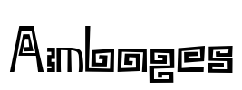 Ambages Font Image