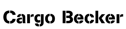 Cargo Becker Font Image