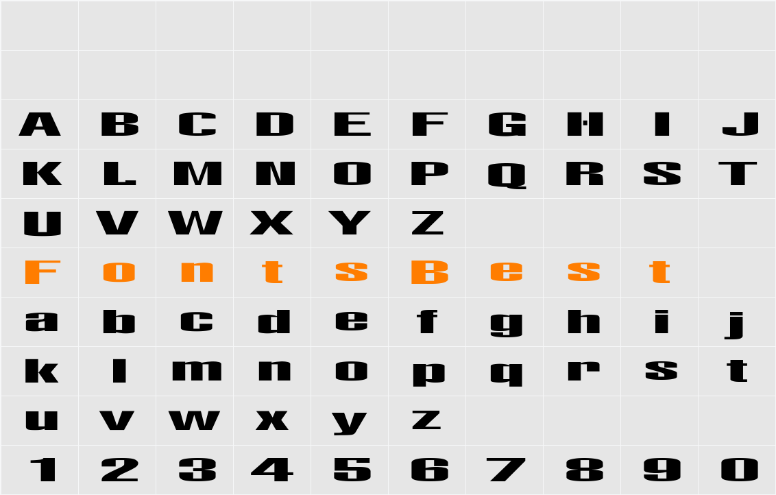 Abens Lied Character Map