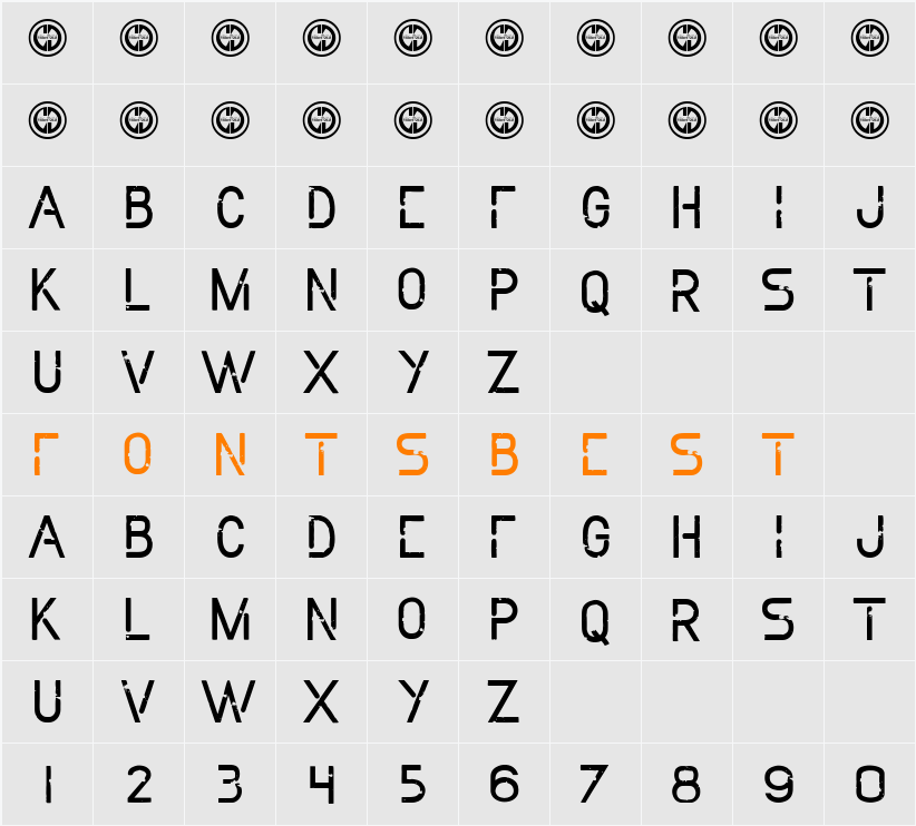 Mechanization Character Map