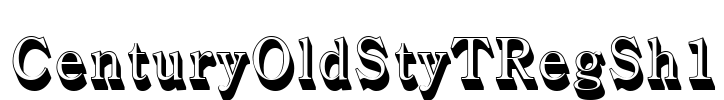 CenturyOldStyTRegSh1 Font Image