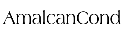 AmalcanCond Font Image