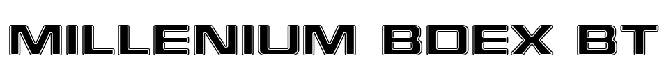 Millenium BdEx BT Font Image