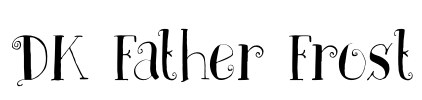 DK Father Frost Font Image