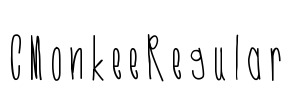 CMonkeeRegular Font Image