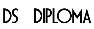 DS Diploma Font Image