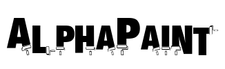 AlphaPaint Font Image