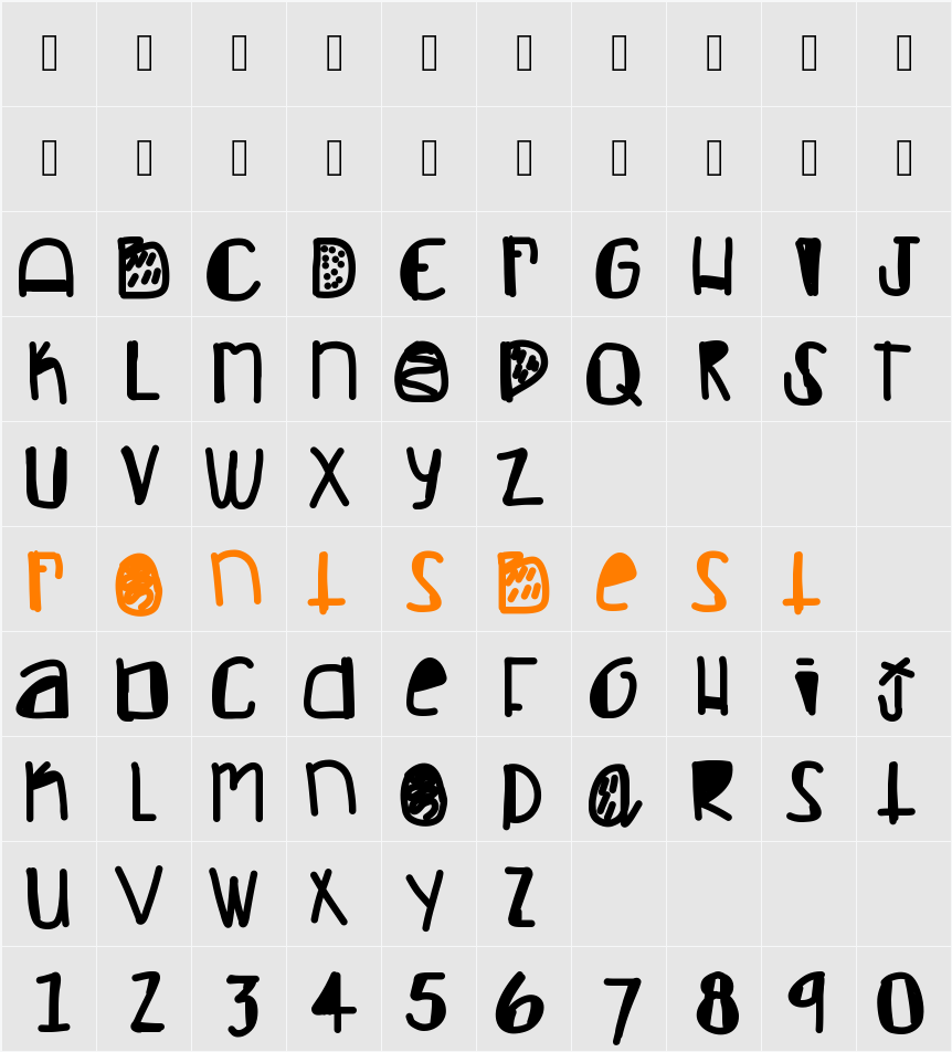 FeelinLikeGold Character Map